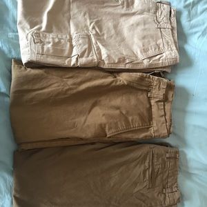 3 pair men’s chinos
